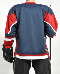 STADIUM Hockey Jersey - Navy/Red/White