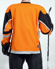 STADIUM Hockey Jersey - Orange/Black/Grey