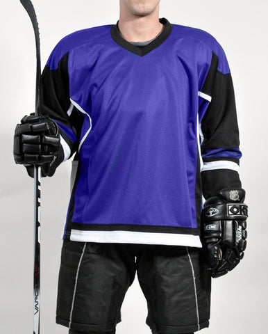 STADIUM Hockey Jersey - Purple/Black/White