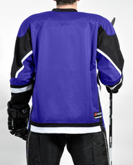 STADIUM Hockey Jersey - Purple/Black/White