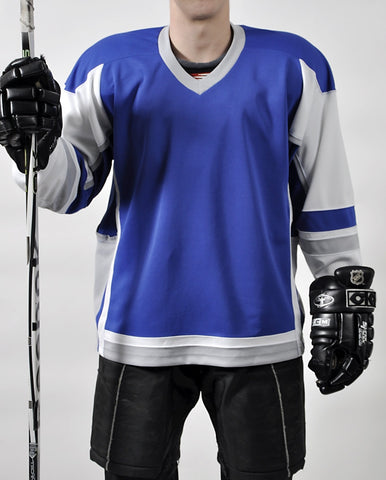 STADIUM Hockey Jersey - Royal/White/Grey