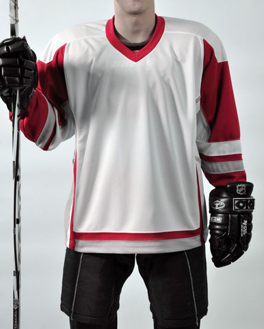 STADIUM Hockey Jersey - White/Red/Grey